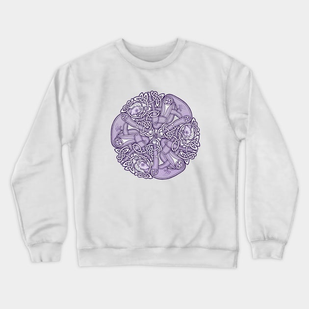 Celtic Triple Goddess Crewneck Sweatshirt by Dysis23A